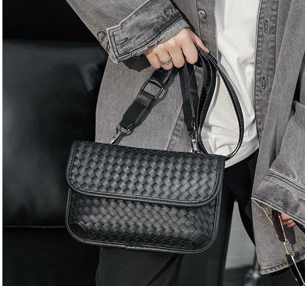 Leather side bags