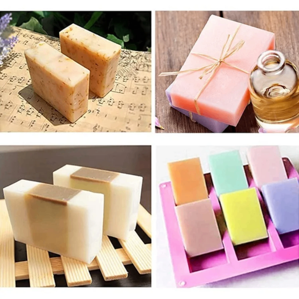 Moule à savon silicone 6 cavités