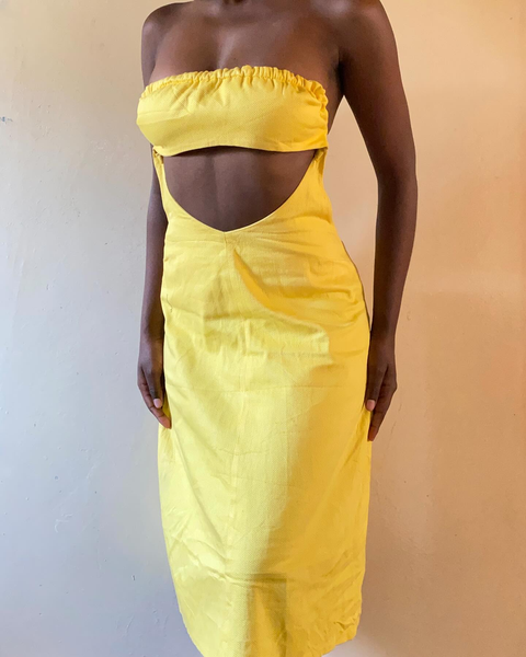 robe jaune 