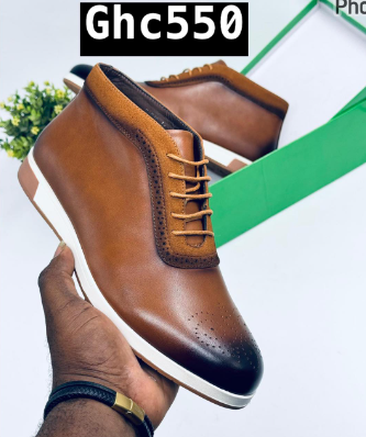 brown sneakers