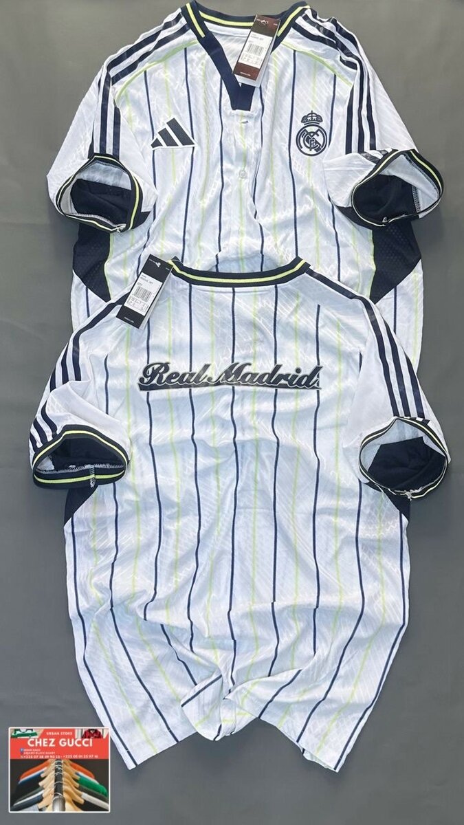 Maillot real Madrid baseball