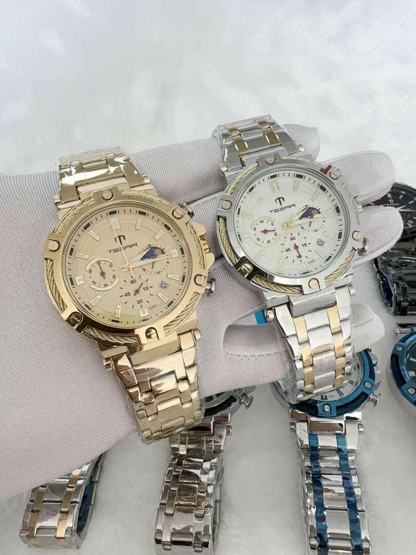 Montres Homme en Acier Inoxydable