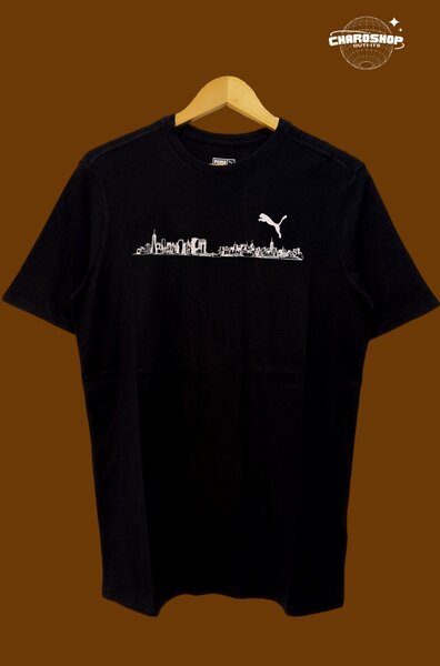 T-shirt noir urbain