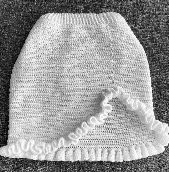 Crotcheted skirt