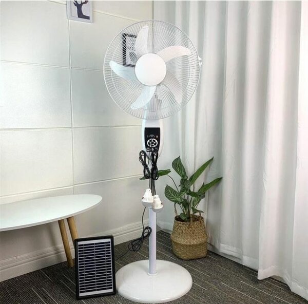 Rechargeable Solar Fan-Built