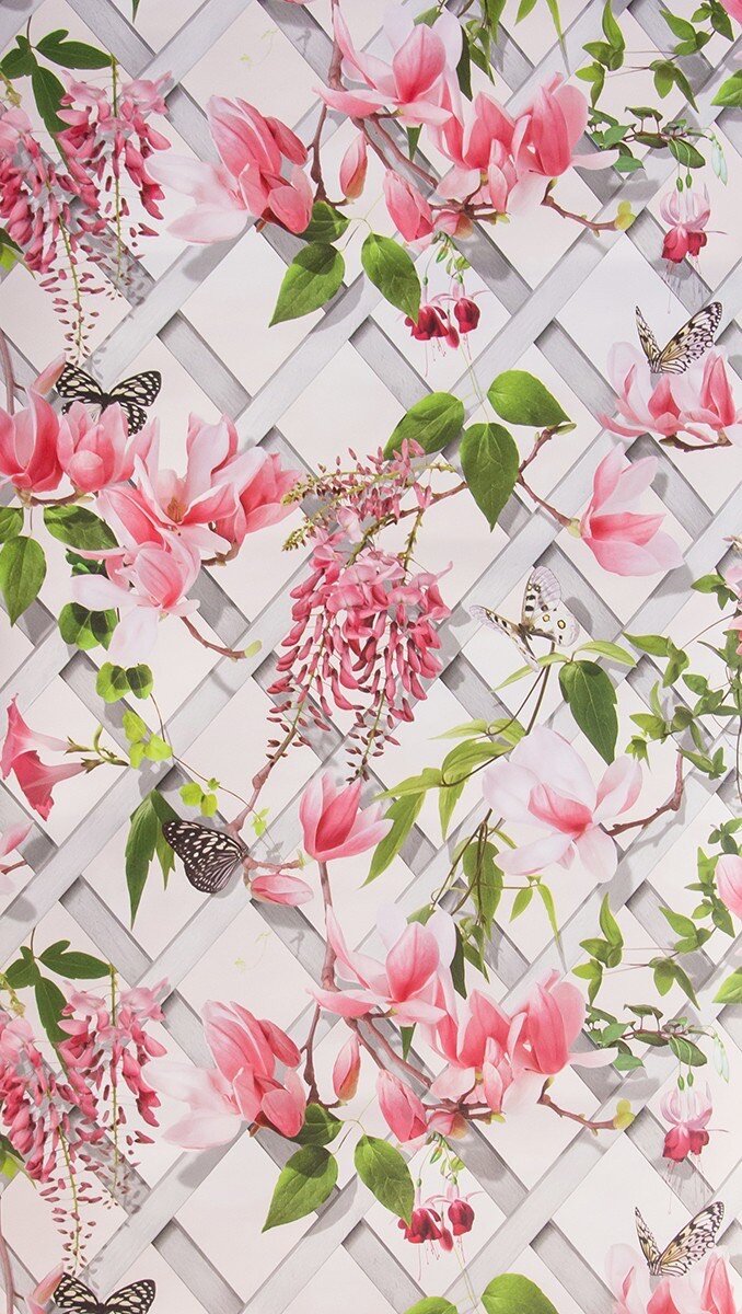 Papier Peint Fleurs Exotiques