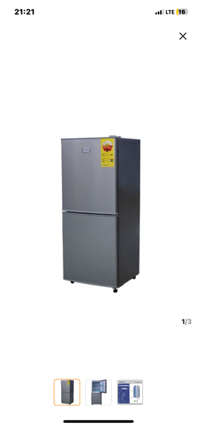 NASD2-10FL Bottom Freezer Double Door Fridge -106 Litres