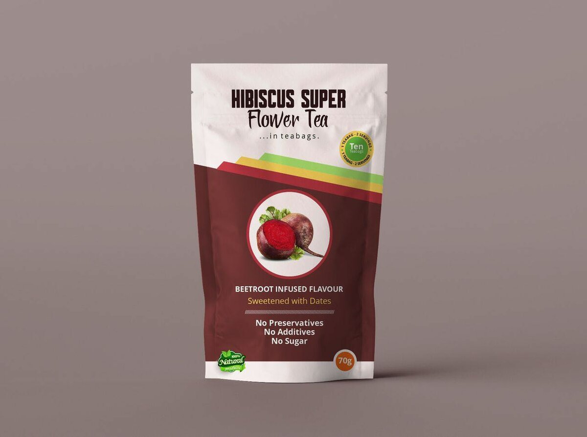 Hibiscus tea .