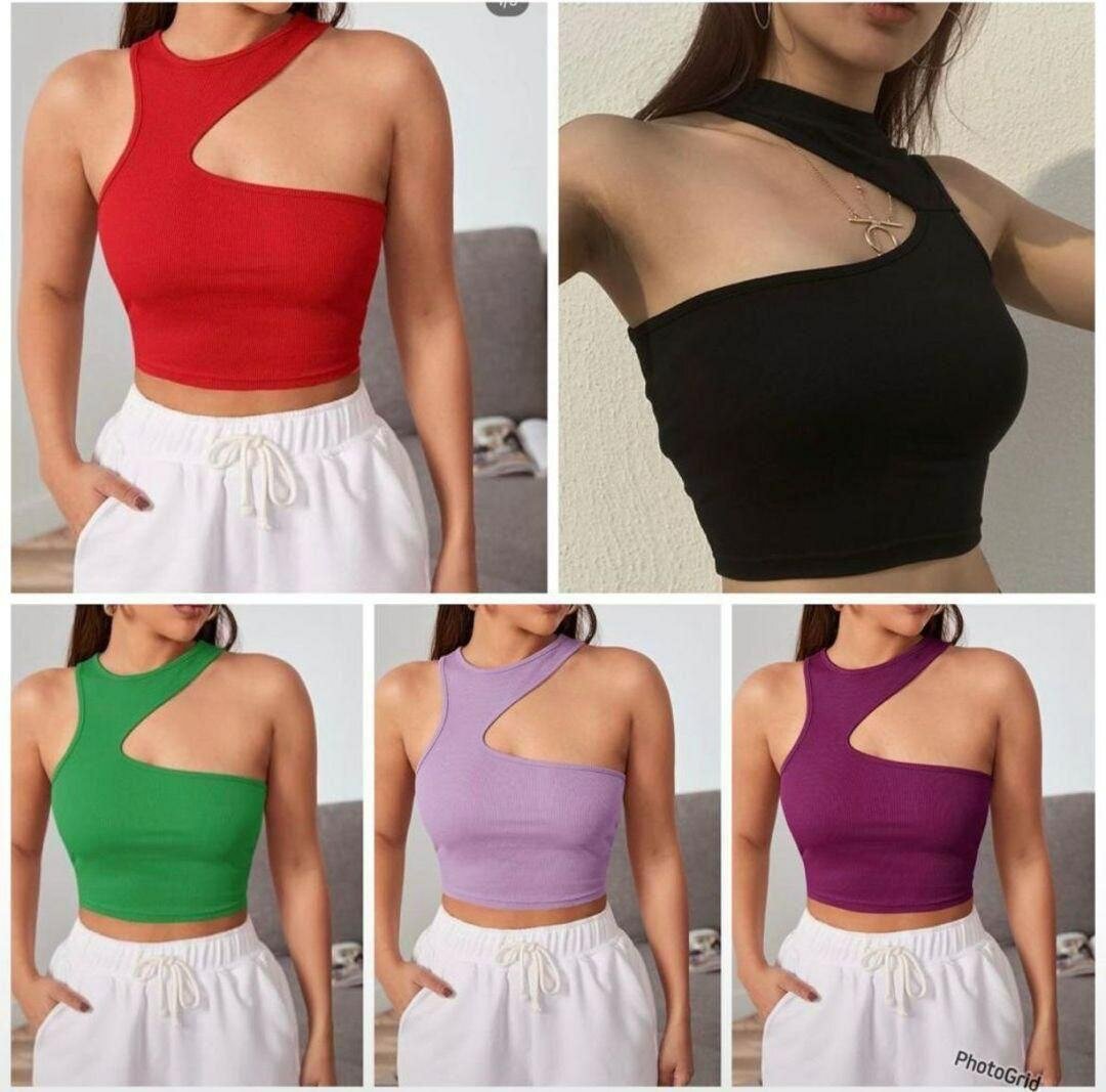 Débardeur asymétrique femme