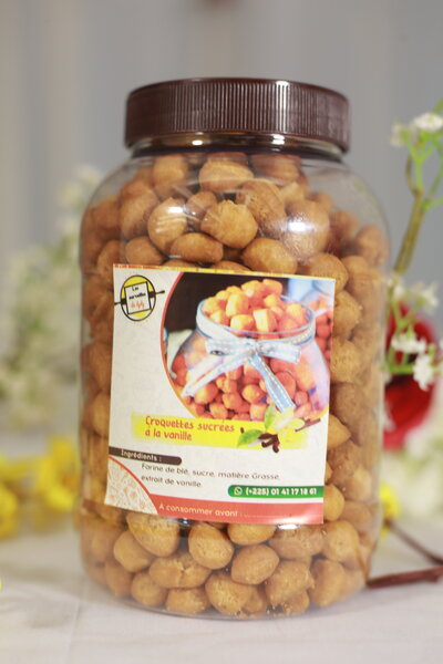 Croquettes sucrées vanille