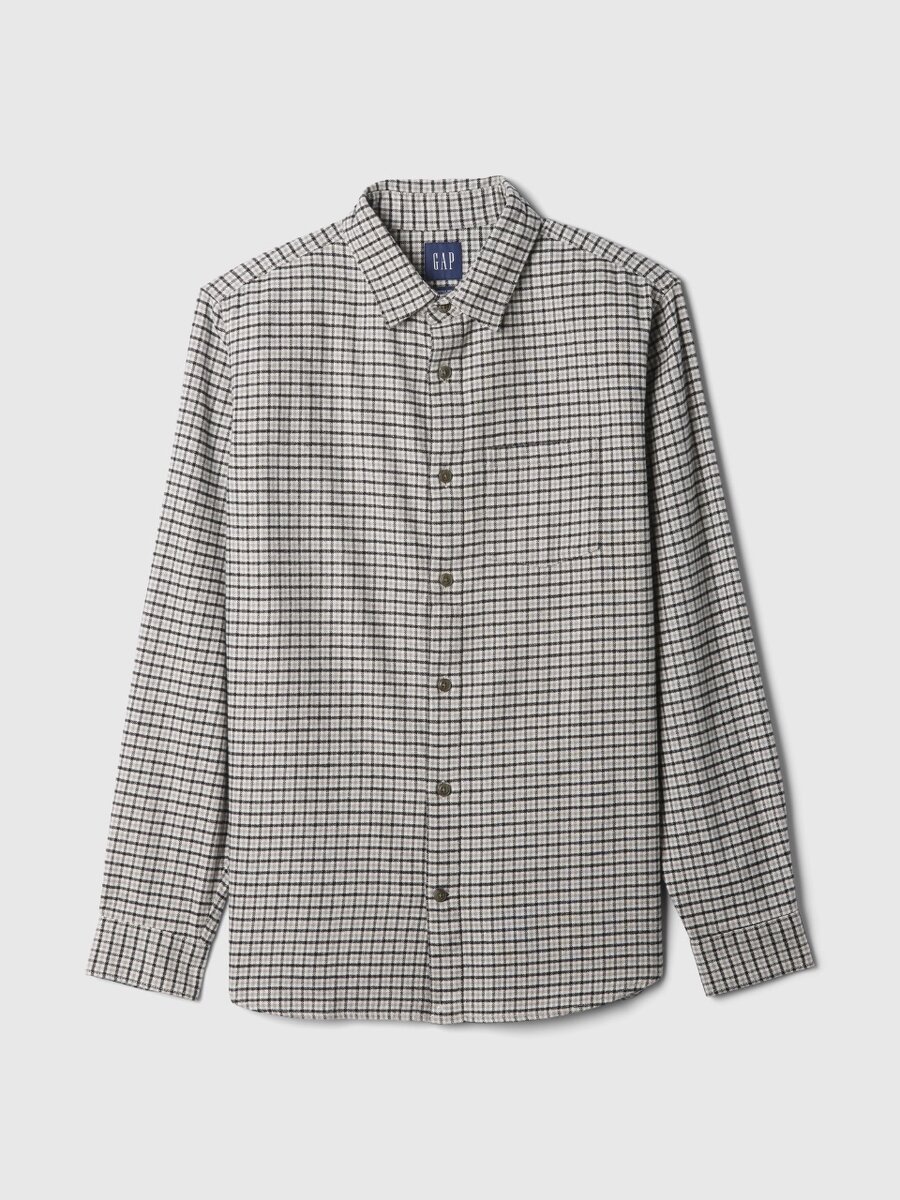 Checked flannel shirts