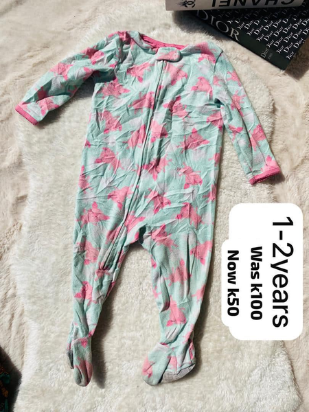 Romper bleu rose