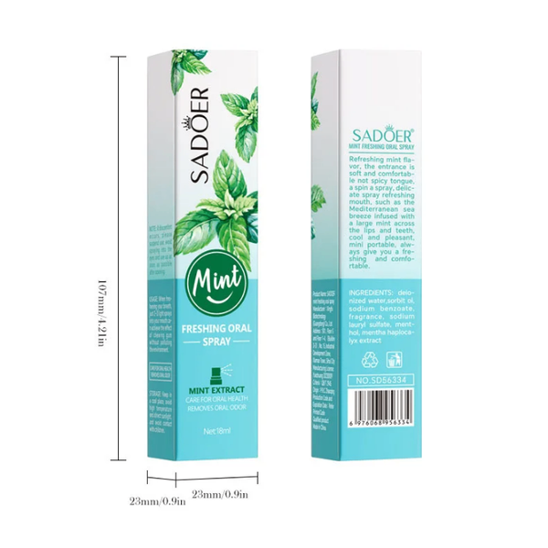 Spray buccal rafraîchissant mentholé
