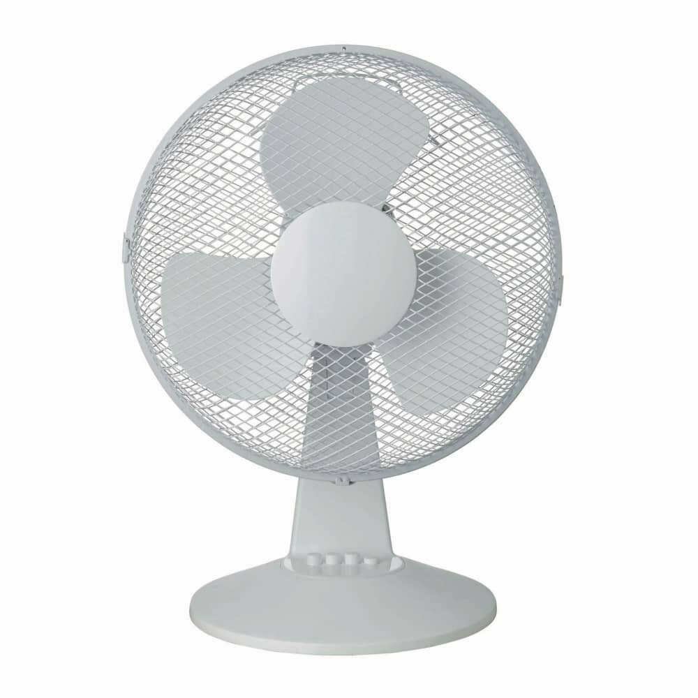 Sygonix Ventilateur de table 40 W (Ø x H) 34 cm x 48 cm blan