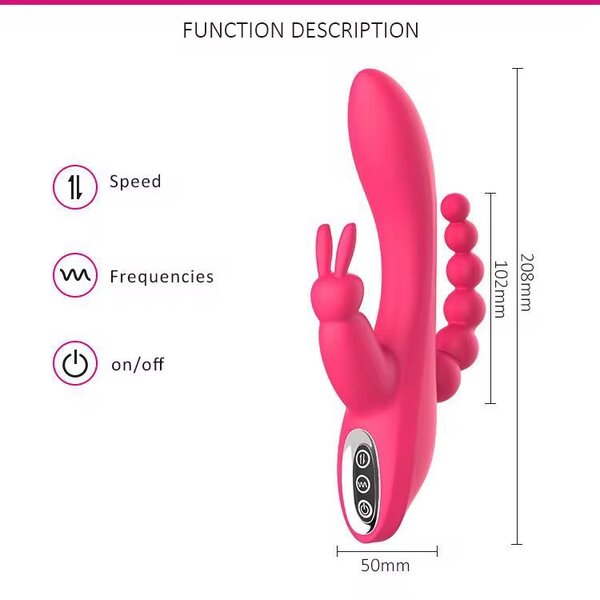 Vibromasseur Dual Multifonction