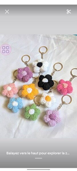 porte clés au crochet