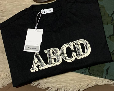 black T-shirt