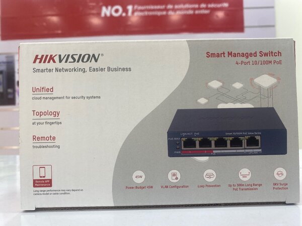 Switch 4 ports PoE