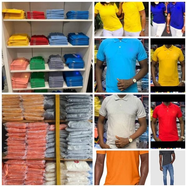 Polos Couleur unique