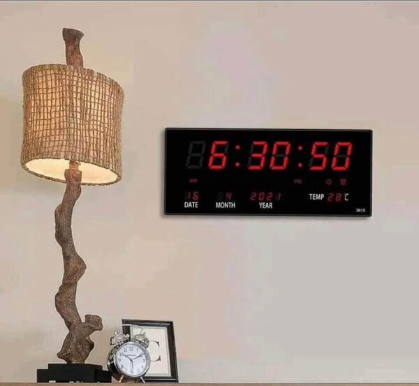 Horloge munérique led