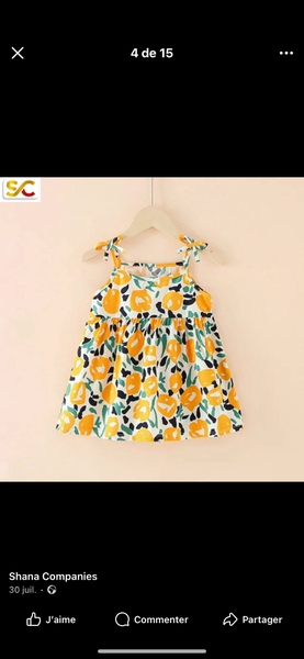 Robe Fleurie Enfant Été
