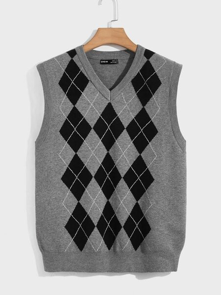 Gilet sans manches à motifs