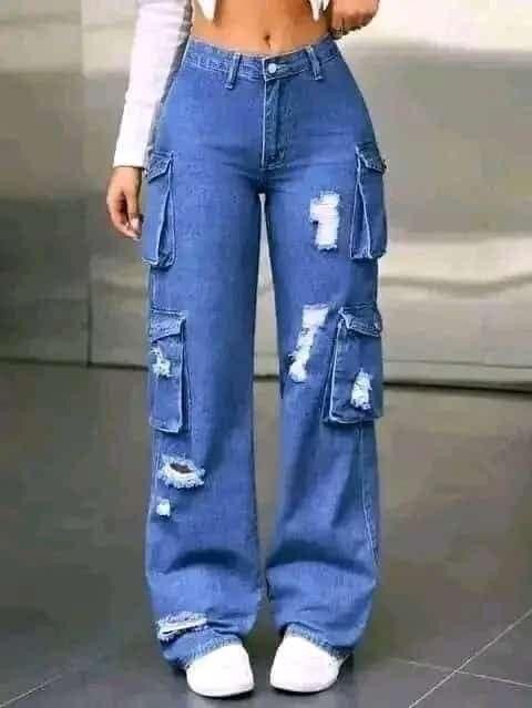Pantalon jean cargo