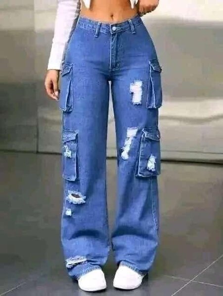 Pantalon jean cargo