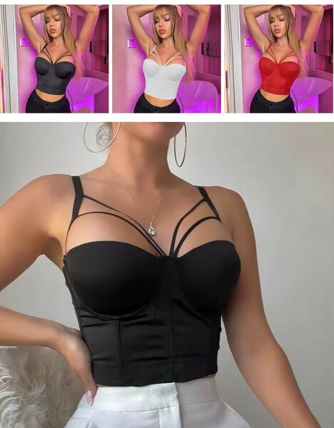 Top Femme Elegante Bustier
