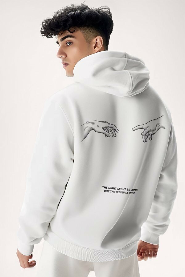 Sweat à capuche artistique homme