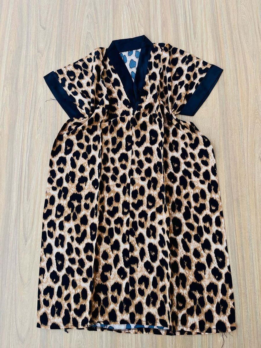 Crepe short dress