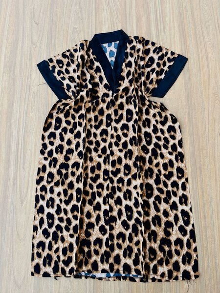Crepe short dress