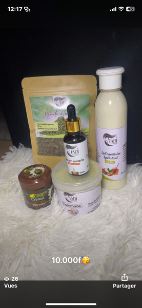 Pack soin capillaire naturel