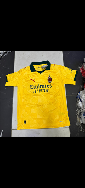Maillot Football Jaune AC Milan