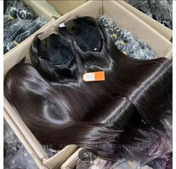 Bone straight wig