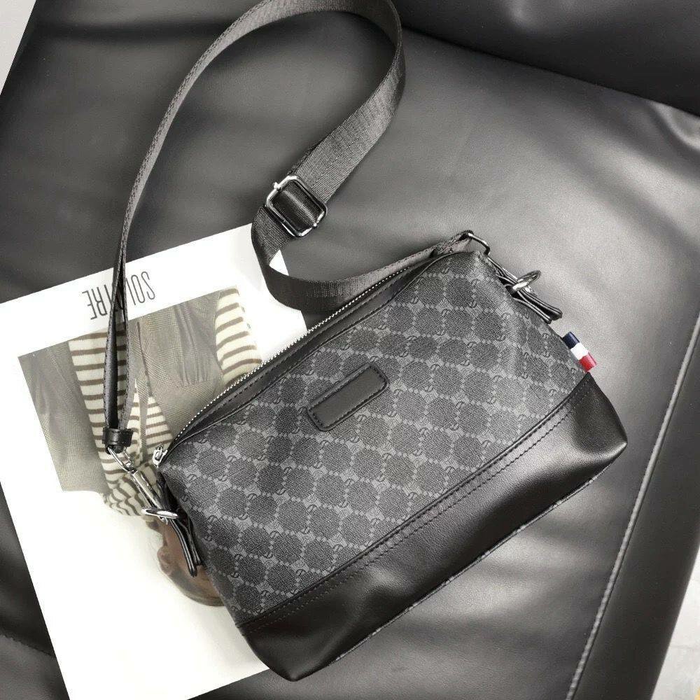 Leather side bags
