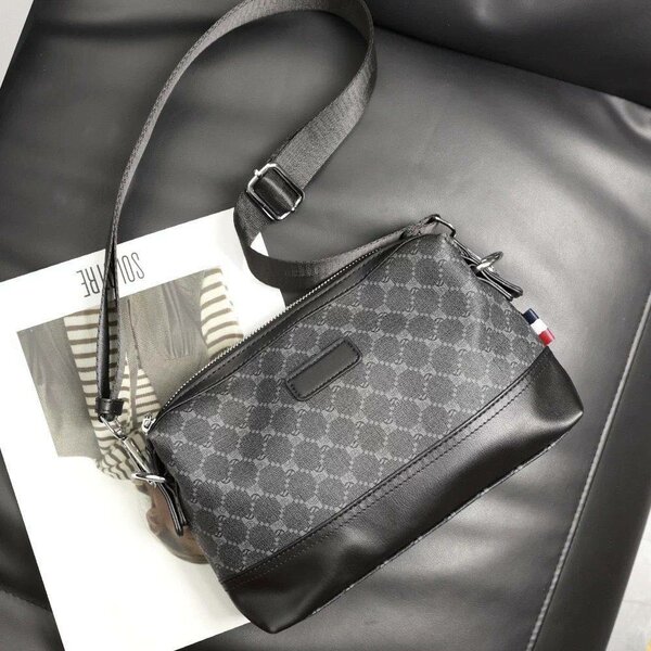 Leather side bags