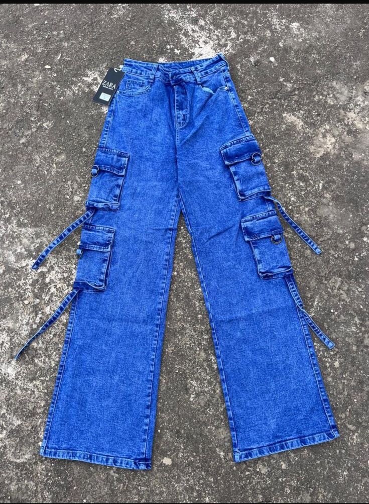 Quality ladies cargo jeans