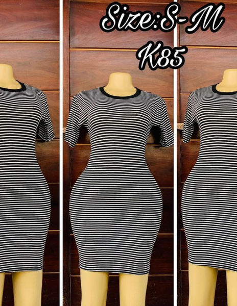 Robe blanc noir 