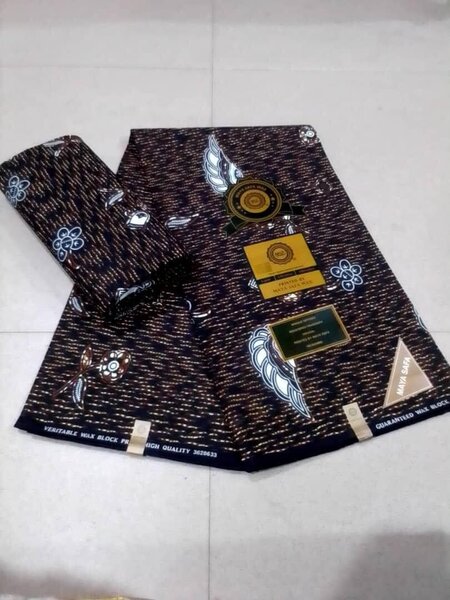 Wax fabric with Super Java 6 yards print 