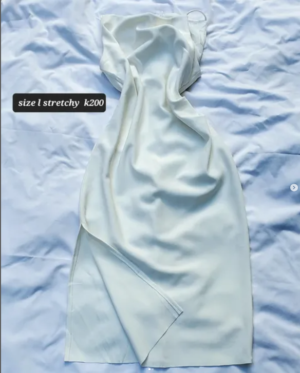 white dress