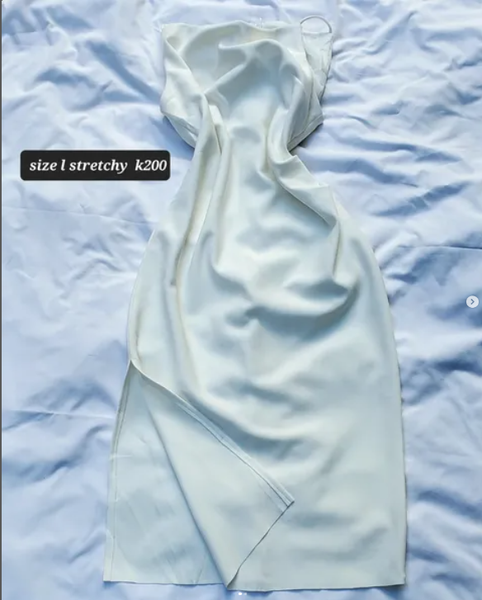white dress