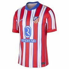 Maillot de football rayé rouge