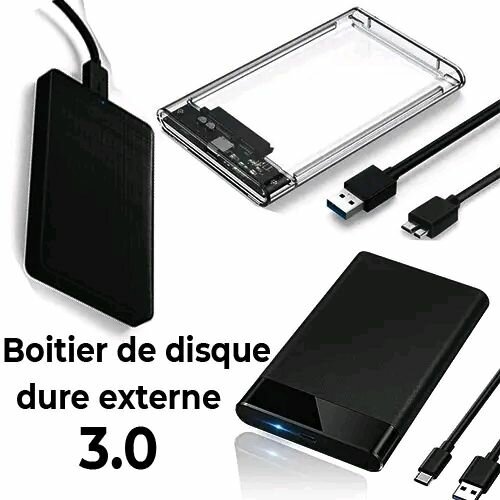 Boîtier disque dur externe USB 3.0