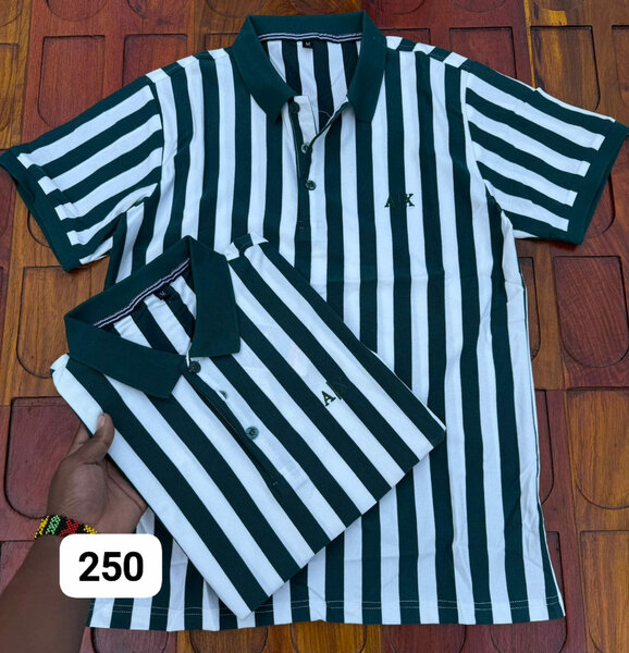 green t-shirt