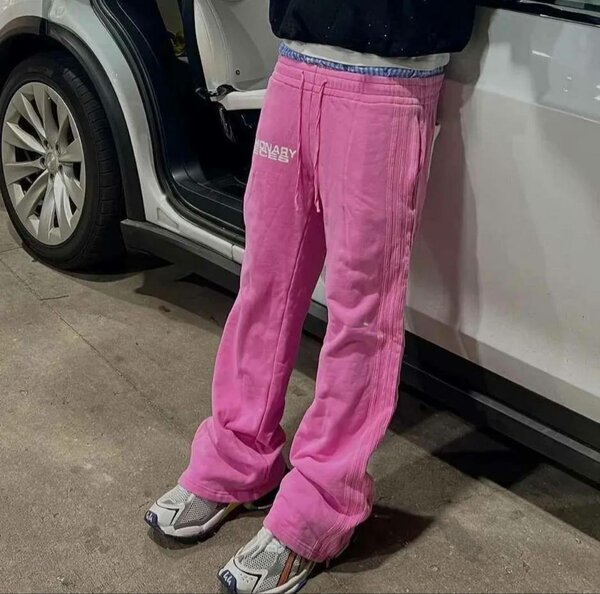 Pantalon de jogging rose pour femmes