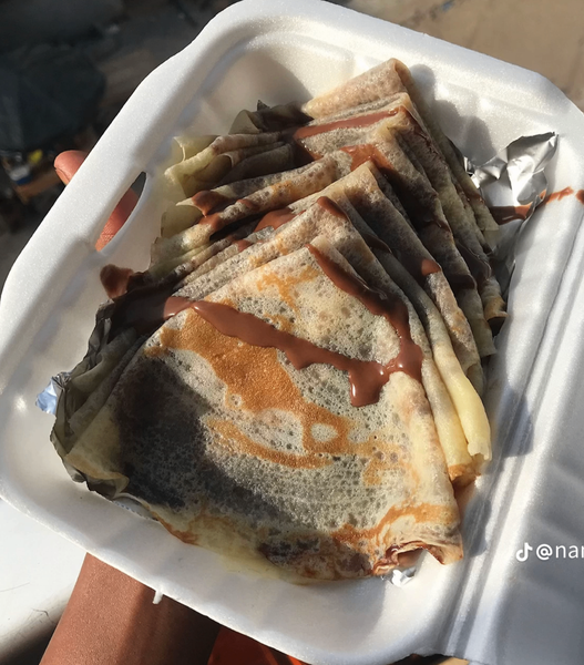 Crepes au nutella