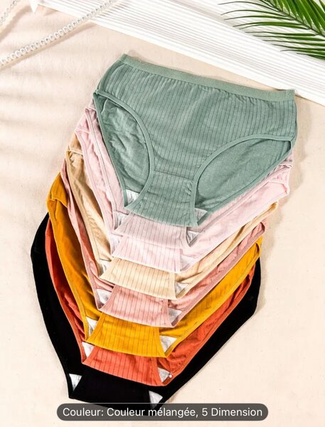Lot de Culottes Femme Confort