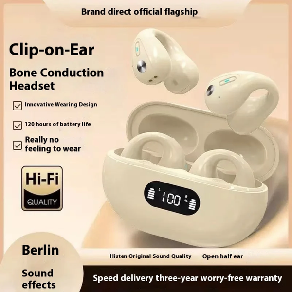 Casque à Conduction Osseuse Clip-on
