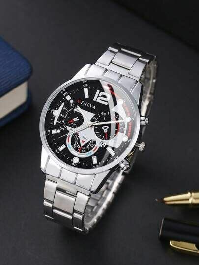 Montre Homme Acier Genève